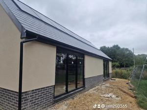 Finished single-storey development